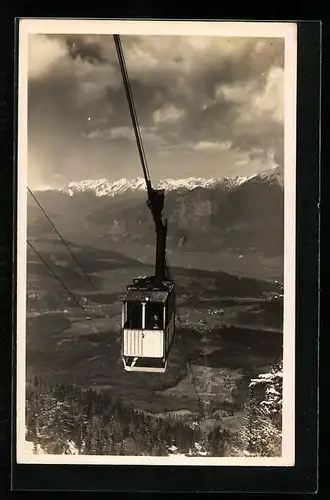 Foto-AK Igls, Patscherkofelbahn