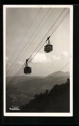 AK Rax, Panorama mit Raxbahn