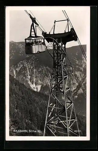 AK Rax, Raxbahn, Stütze III