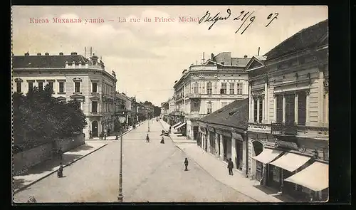 AK Belgrad, La rue du Prince Michel