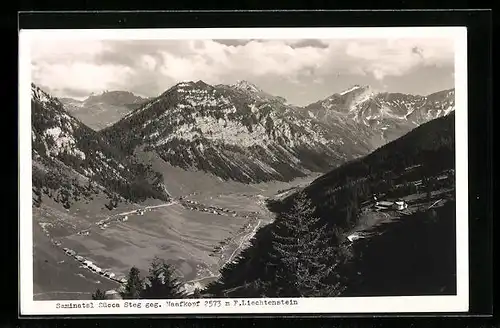 AK Liechtenstein, Saminatal, Sücca Steg gegen Naafkopf