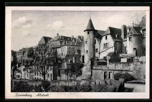 AK Luxemburg, Panorama der Altstadt