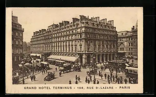AK Paris, Grand Hotel Terminus, 108, Rue St-Lazare
