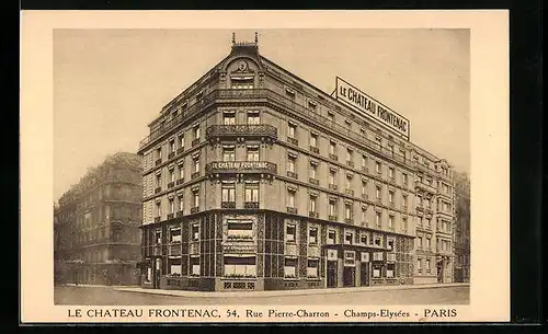 AK Paris, Le Chateau Frontenac, 54, Rue Pierre-Charron