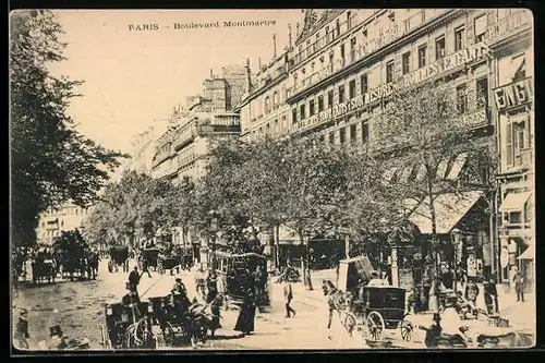 AK Paris, Boulevard Montmartre