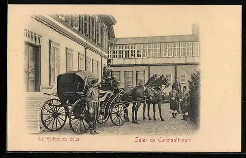 AK Constantinople, La Voiture du Sultan