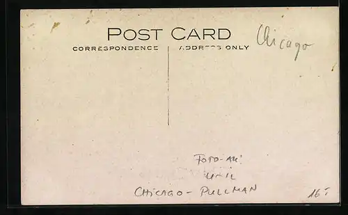 Foto-AK Chicago-Pullman, IL, Public School