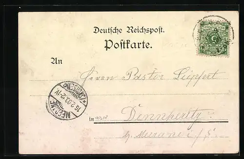 Lithographie Remse, Gaststsätte Colosseum mit Garten und Saal