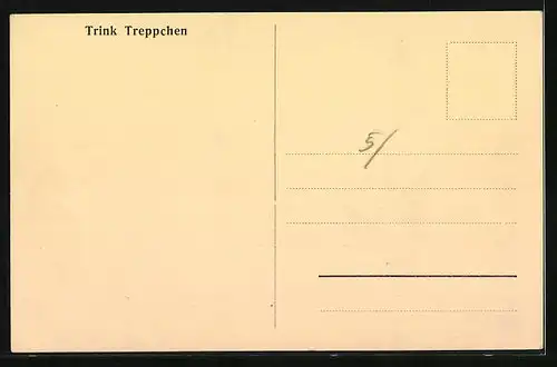 AK Köln, Gasthaus zum Treppchen von Mathias Beckmann, Innenansichten