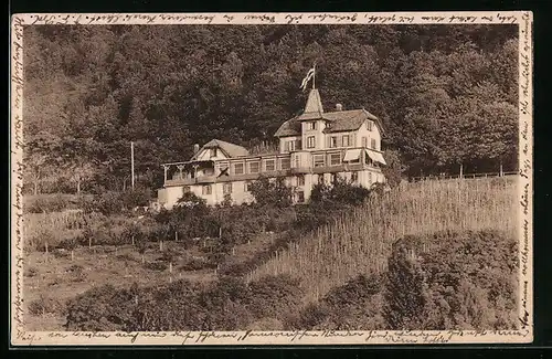 AK Freiburg i. B., Schlossbergrestauratn Dattler