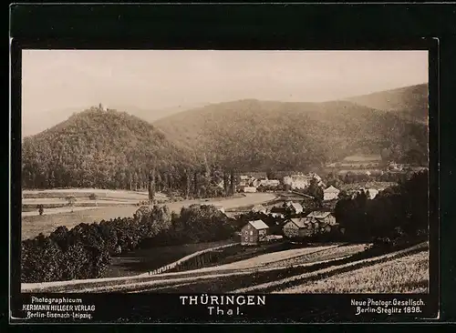 Foto-AK NPG Nr. 791: Thüringen, Gesamtansicht vom Thal