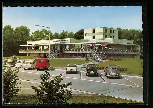 AK Renchtal-West, Bundesautobahn-Raststätte mit VW-Käfer