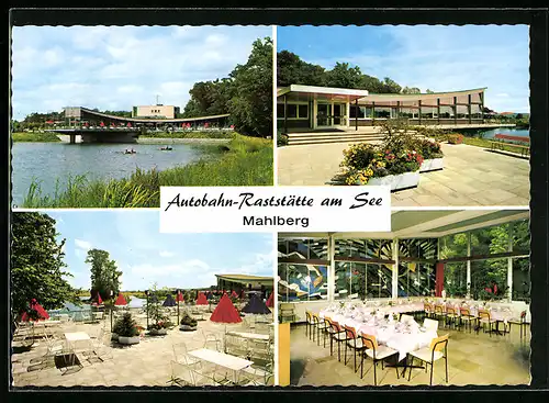 AK Mahlberg-Ost, Autobahn-Raststätte am See