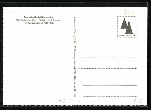 AK Mahlberg-Ost, Autobahn-Raststätte am See