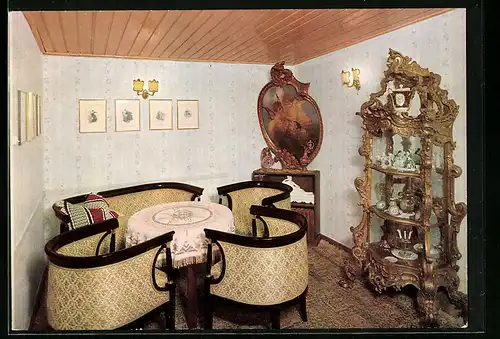 AK Kappel bei Villingen, Innenansicht Mühlenklause