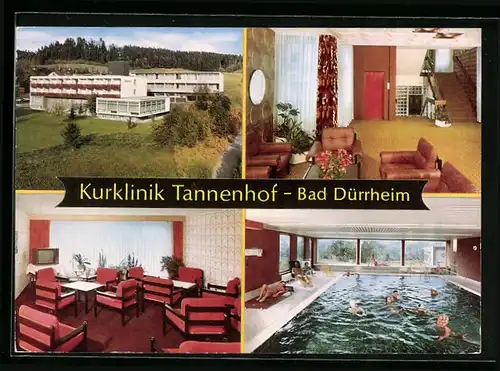 AK Bad Dürrheim, Kurklinik Tannenhof, Gartenstrasse 15