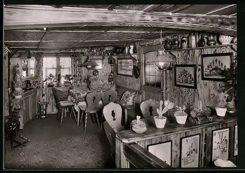 AK Kappel bei Villingen, Innenansicht Mühlenklause