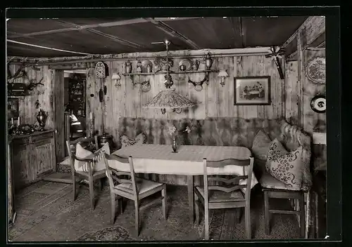 AK Kappel bei Villingen, Innenansicht Mühlenklause