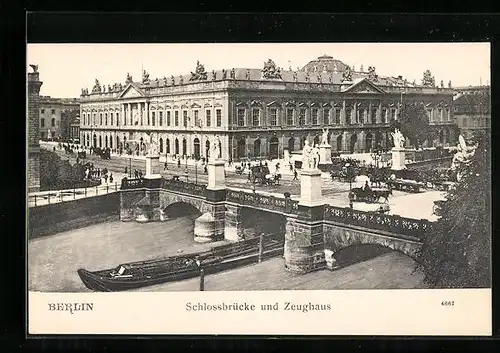 AK Berlin, Schlossbrücke und Zeughaus
