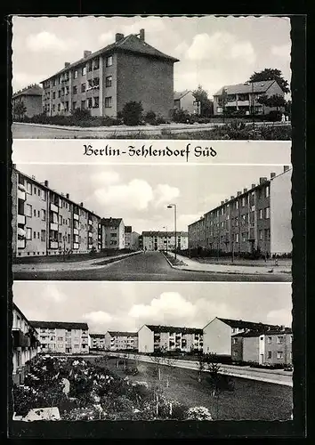 AK Berlin-Zehlendorf, Ortspartien, Strassenpartie