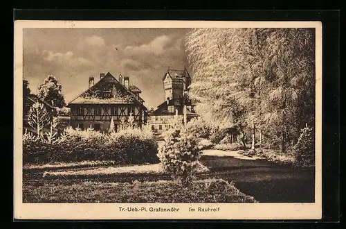 AK Grafenwöhr, Truppenübungsplatz, Im Rauhreif