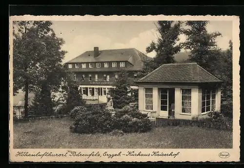 AK Bärenfels /Erzgeb., Kurhaus Kaiserhof