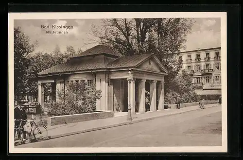 AK Bad Kissingen, Blick auf Maxbrunnen