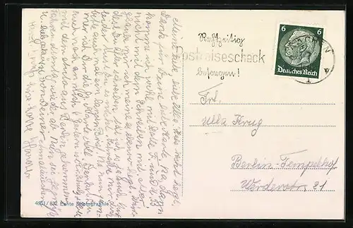 AK Bad Aachen, Pferdekutsche vor der Hauptpost