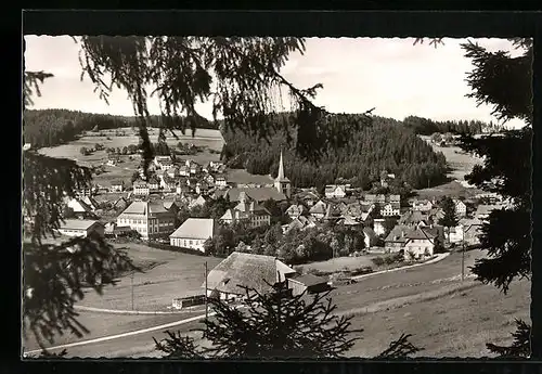AK Schonach /Schwarzw., Ortsansicht aus der Vogelschau