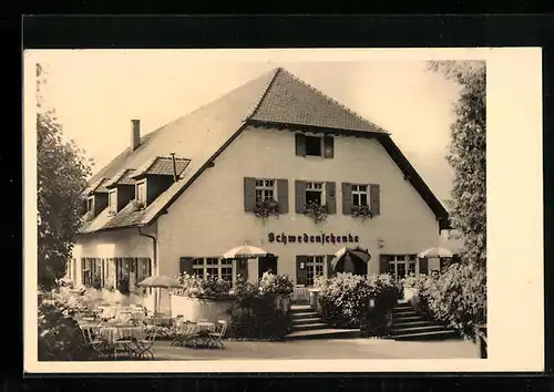 AK Insel Mainau, Gasthaus Schwedenschenke