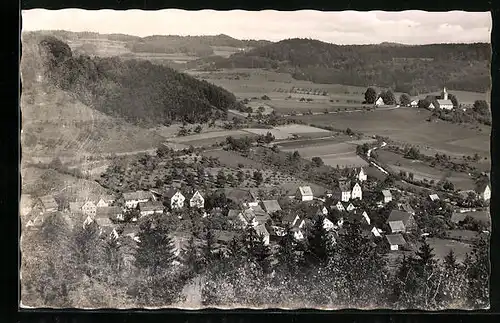 AK Hüttenbach mit Bühl, Teilansicht