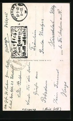 AK Potsdam-Nedlitz, Garde-Artillerie-Kaserne