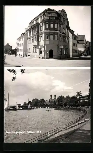 AK Friedrichshafen /Bodensee, Gasthof Kleiner Berg und See, Moltkestrasse 20