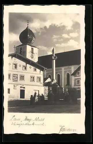 AK Lam /Bayr. Wald, Kriegerdenkmal