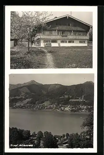 AK Bad Wiessee, Ortsansicht mit See