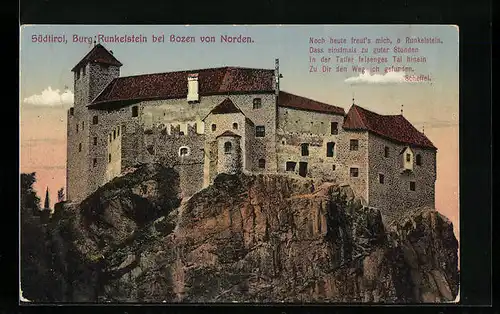 AK Bozen, Burg Runkelstein von Norden