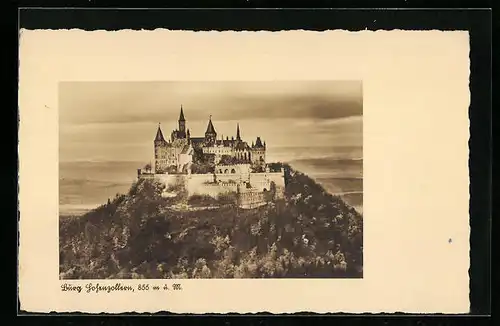 AK Burg Hohenzollern, Gesamtansicht