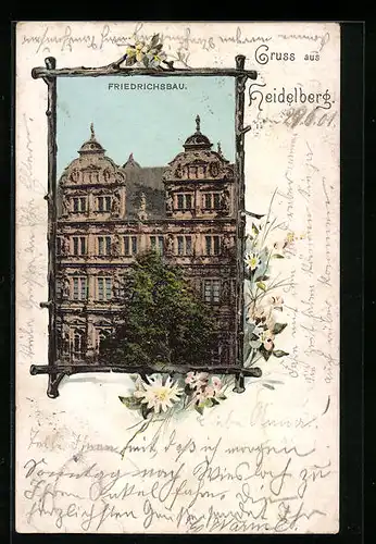 Passepartout-AK Heidelberg, Friedrichsbau