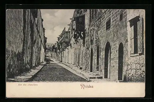 AK Rhodes, Rue des chevaliers