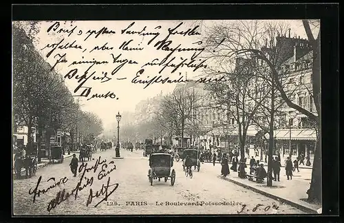 AK Paris, Le Boulevard Poissonnière