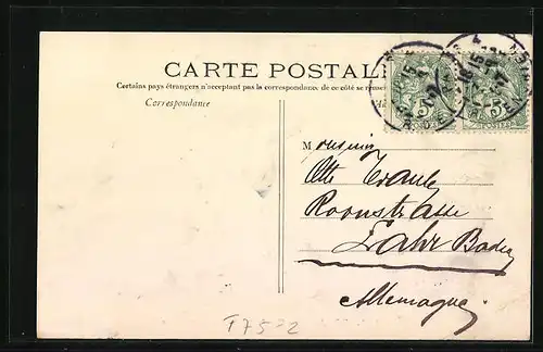 AK Paris, Le Boulevard Poissonnière