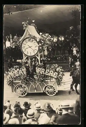 Foto-AK Montreux, Fete des Narcisses, Festwagen