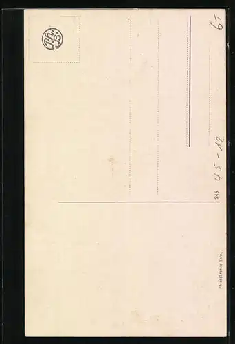 AK Vierer Bob am Start der Rennstrecke