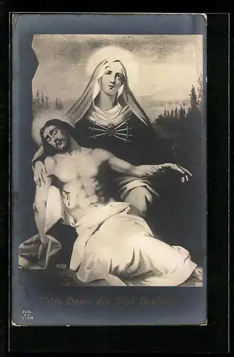 Künstler-AK Notre Dame des Sept Douleurs