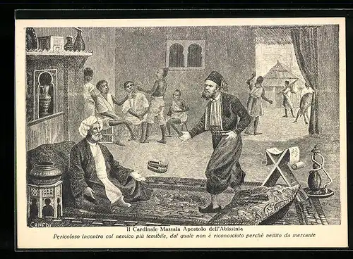AK Il Cardinale Massaia Apostolo dell`Abissinia, Pericoloso incontro col nemico piu temibile, ...