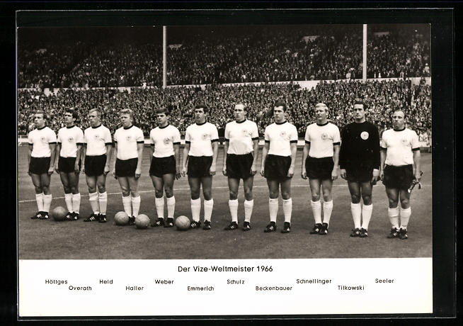 AK Die deutsche FussballNationalmannschaft bei der Weltmeisterschaft