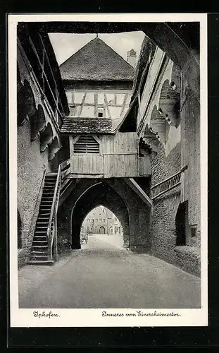 AK Iphofen, Inneres vom Einersheimertor
