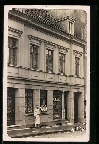 Foto-AK Solingen, Geschäft Gustav Pamp, 1911