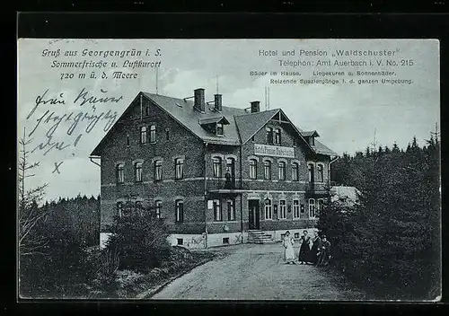 AK Georgengrün i. S., Hotel und Pension Waldschuster
