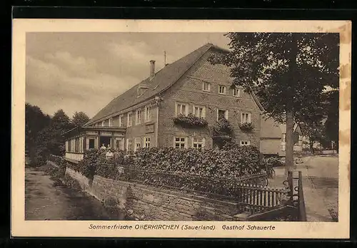 AK Oberkirchen /Sauerland, Gasthof und Pension Schauerte